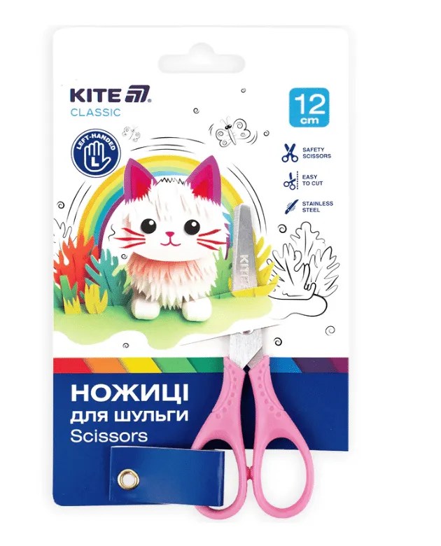 Scissors for children, left-handed, 12 cm
