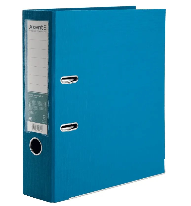 Axent A4 Box File Prestige 7.5cm Double Sided PP Coating Turquoise