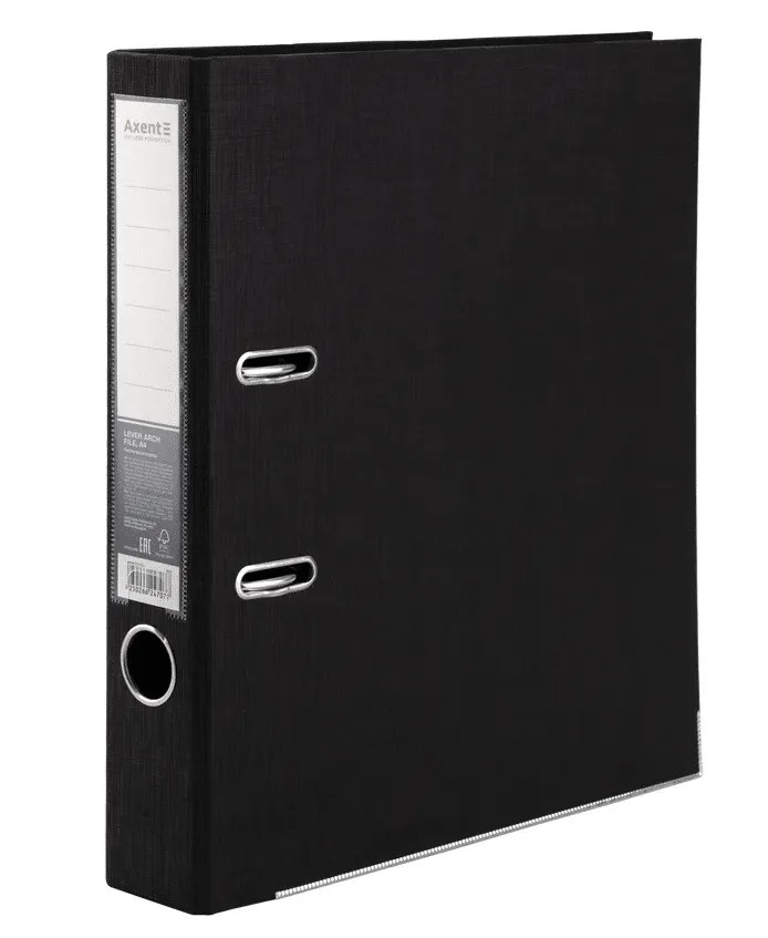 Axent A4 Box File Prestige 5cm Double Sided PP Coating Black