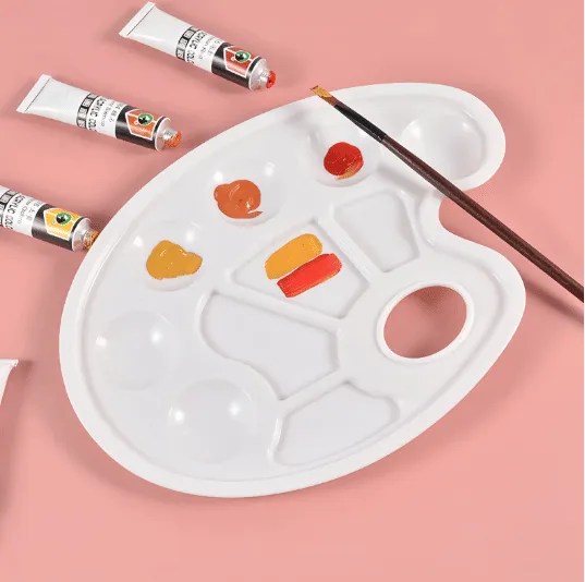 Groovy Oval Plastic Palette 10 Positions