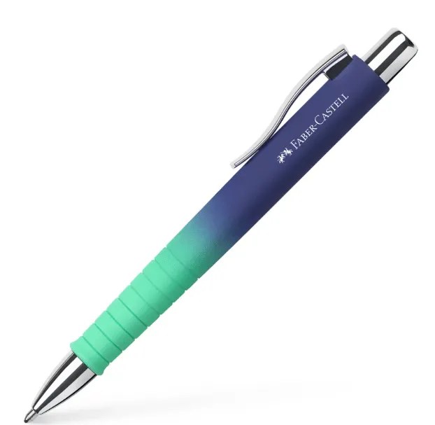 Faber Castell Flow Buzzing Blue Poly Ball Point Pen