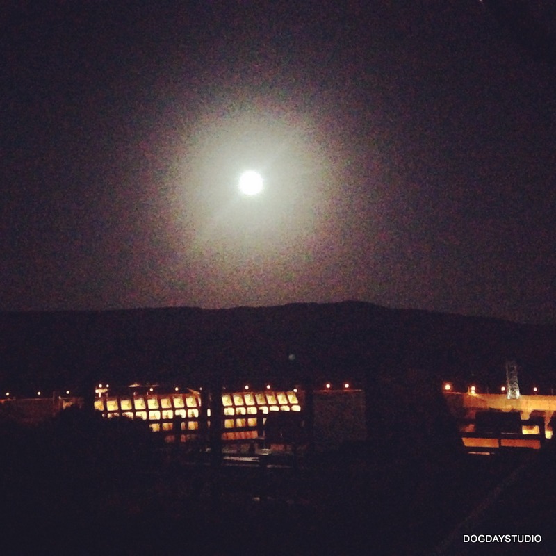 Chief Joseph Damn under an April Full Moon.