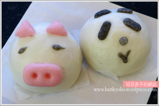 便利商店經濟學~超口愛的小豬芋泥包 & 胖達芝麻包^D^