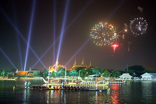 The Royal Barge Procession in 2005.