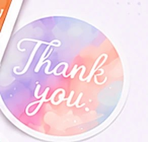 Thank youステッカー
