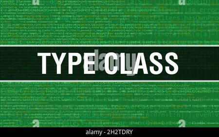Data Type Concept With Random Parts Of Program Code Data Type With - Nature Design Collection - HD Quality