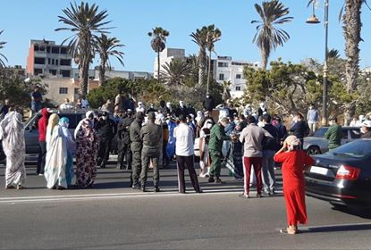صورة وقفة إحتجاجية قديمة 