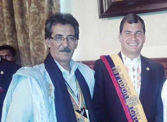 مقابلة حصرية مع الحاج أحمد زعيم الحركة الصحراوية من أجل السلام نشرت في الموقع الرسمي لفيدرالية الصحفيين في البيرو