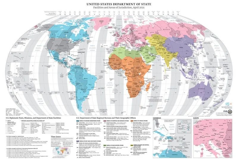واشنطن تؤكد الاعتراف بمغربية الصحراء بنشر خريطة المملكة كاملة..