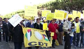 نقابة CDT تدعو الموظفين والعمال للتوقف ساعة عن العمل غدا الجمعة تضامنا مع غزة