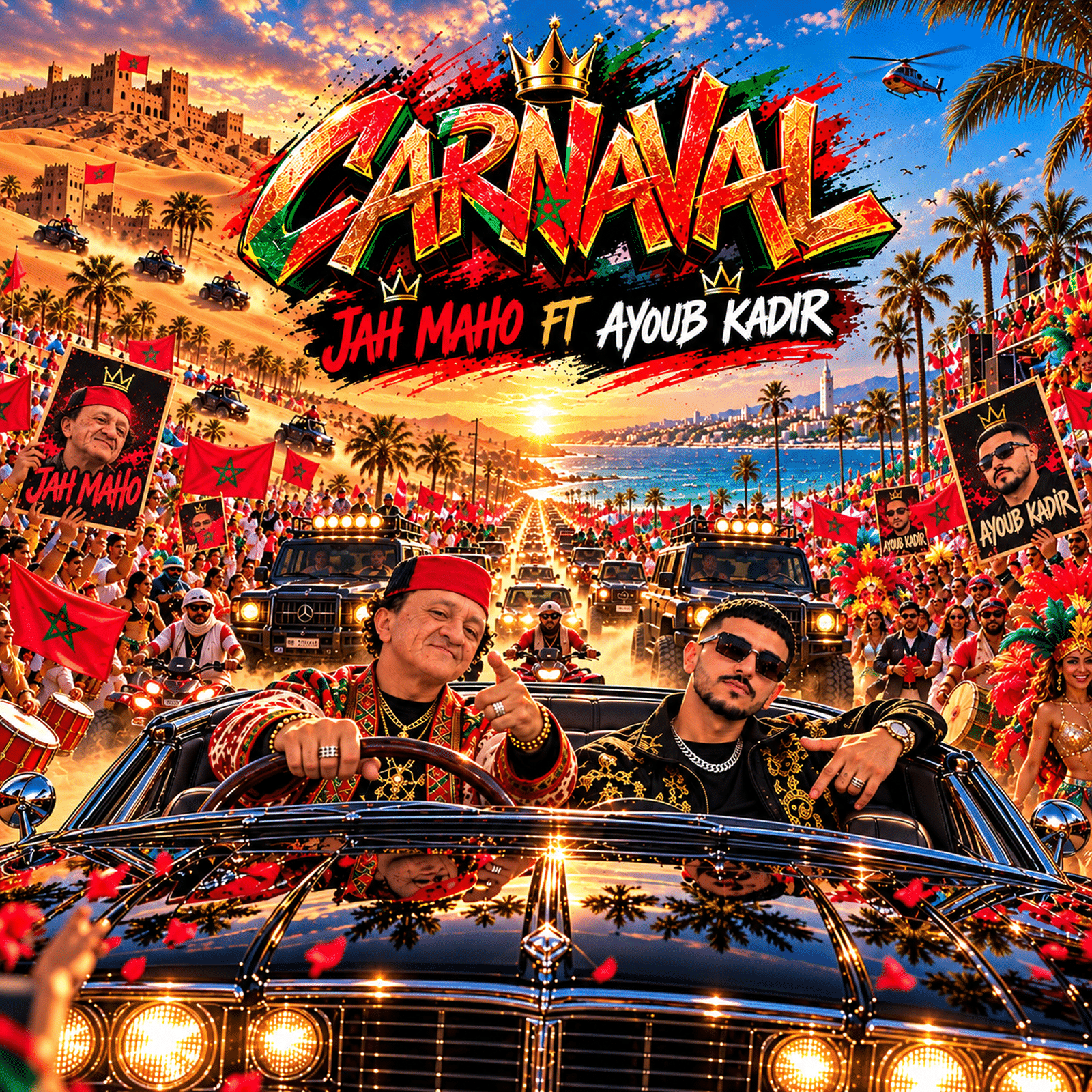 من الموروث الحساني إلى الموسيقى الأفريقية.. «CARNAVAL» يترجم رؤية MAHO JAH الثقافية