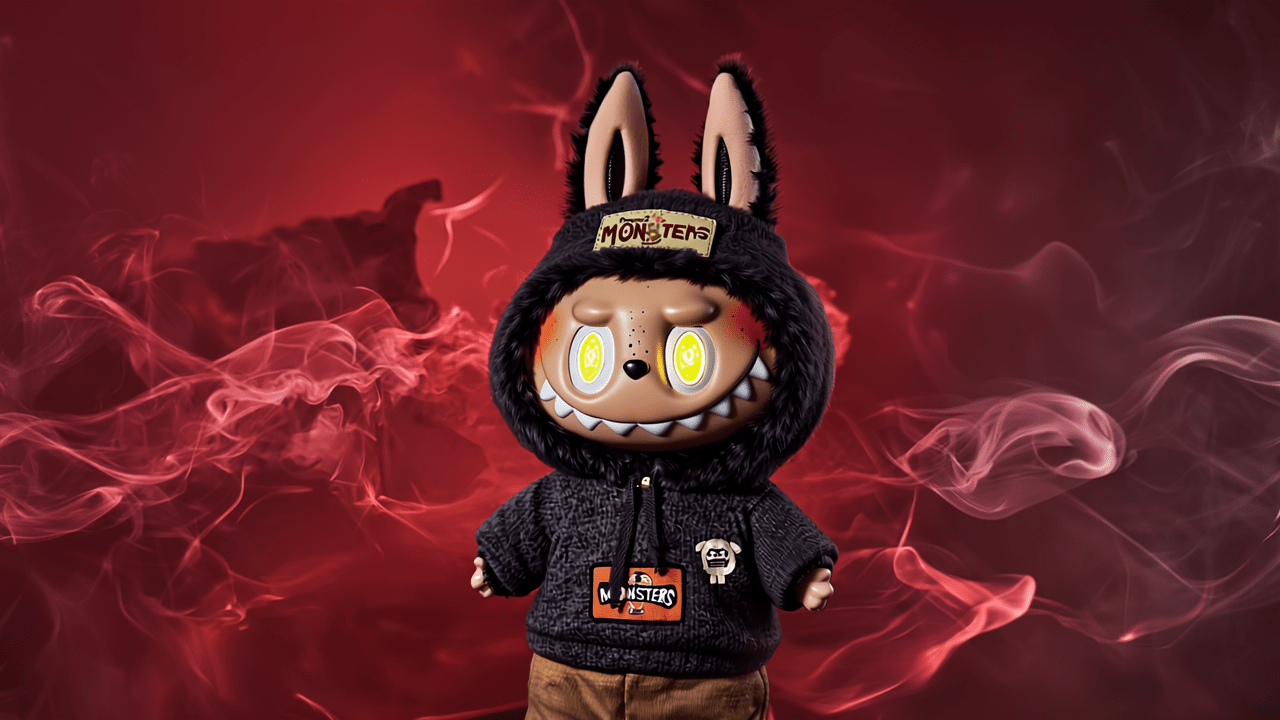 Labubu the Monsters POP MART figure collection display