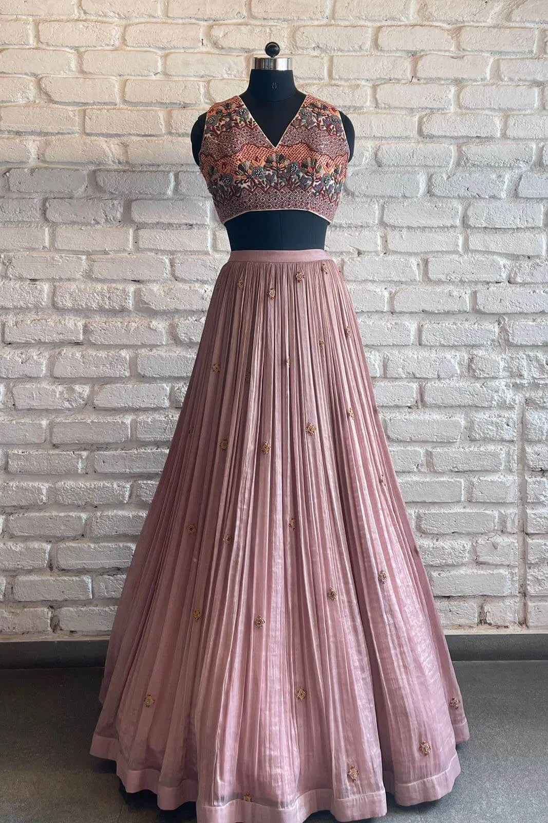 Lilac Skirt Set