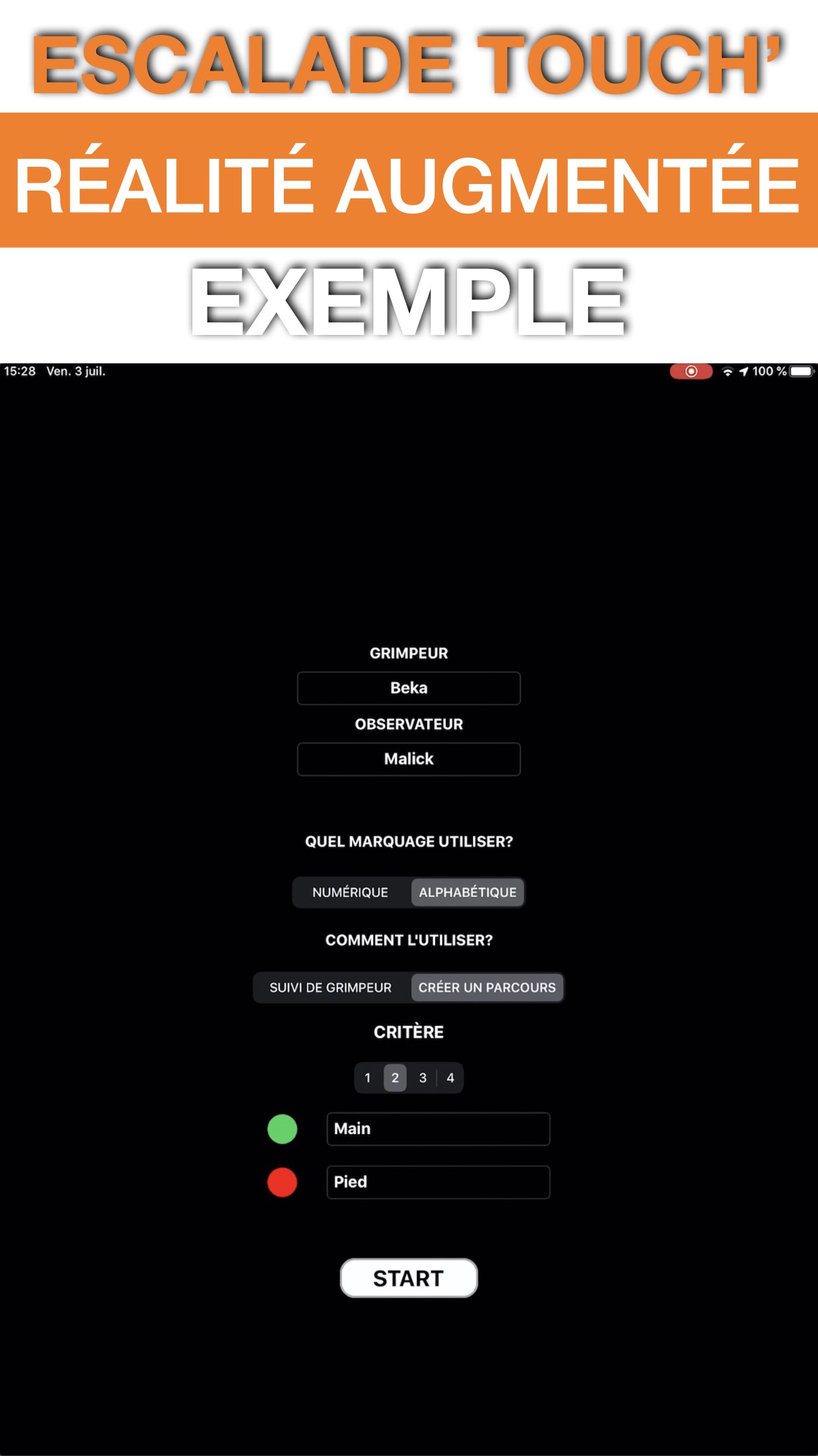 EPS Escalade Touch' - Réalité augmentée – Image 3