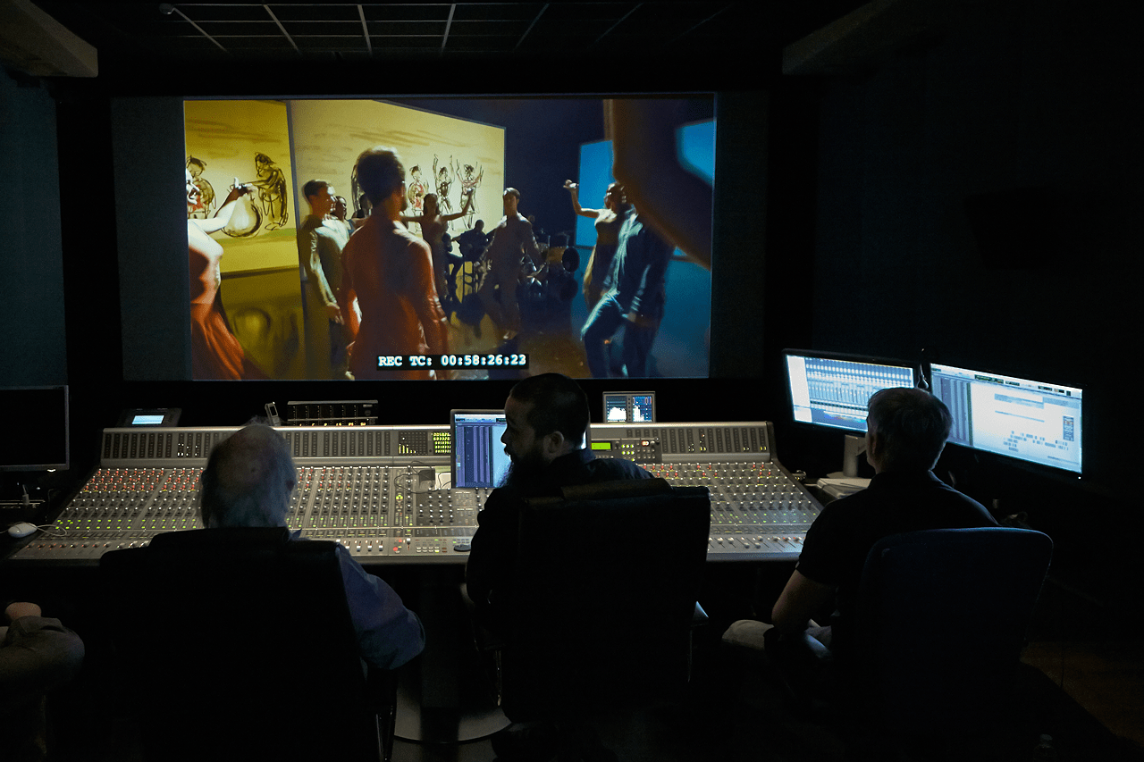 Mezcla en los estudios Deluxe 103