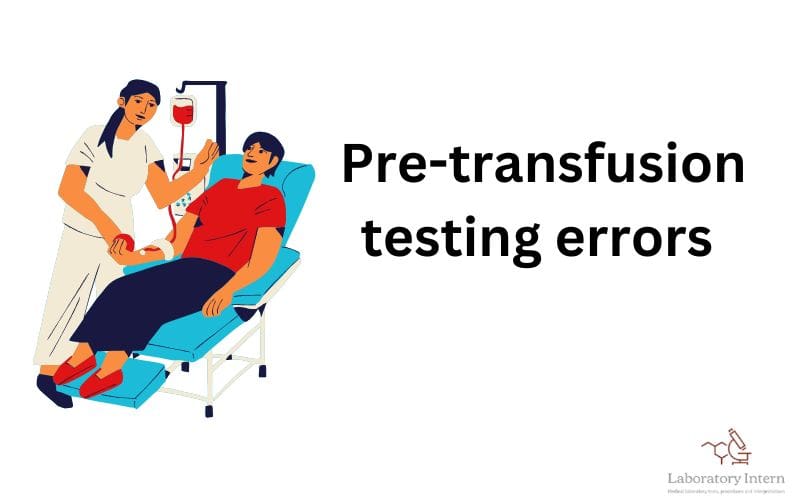 Common pre-transfusion testing errors in the hospital