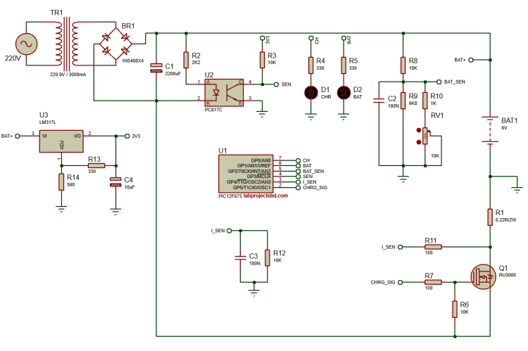 6V Lead-Acid battery charger