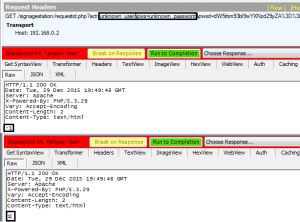 Figure 2 - Spoofing iArtist authentication response