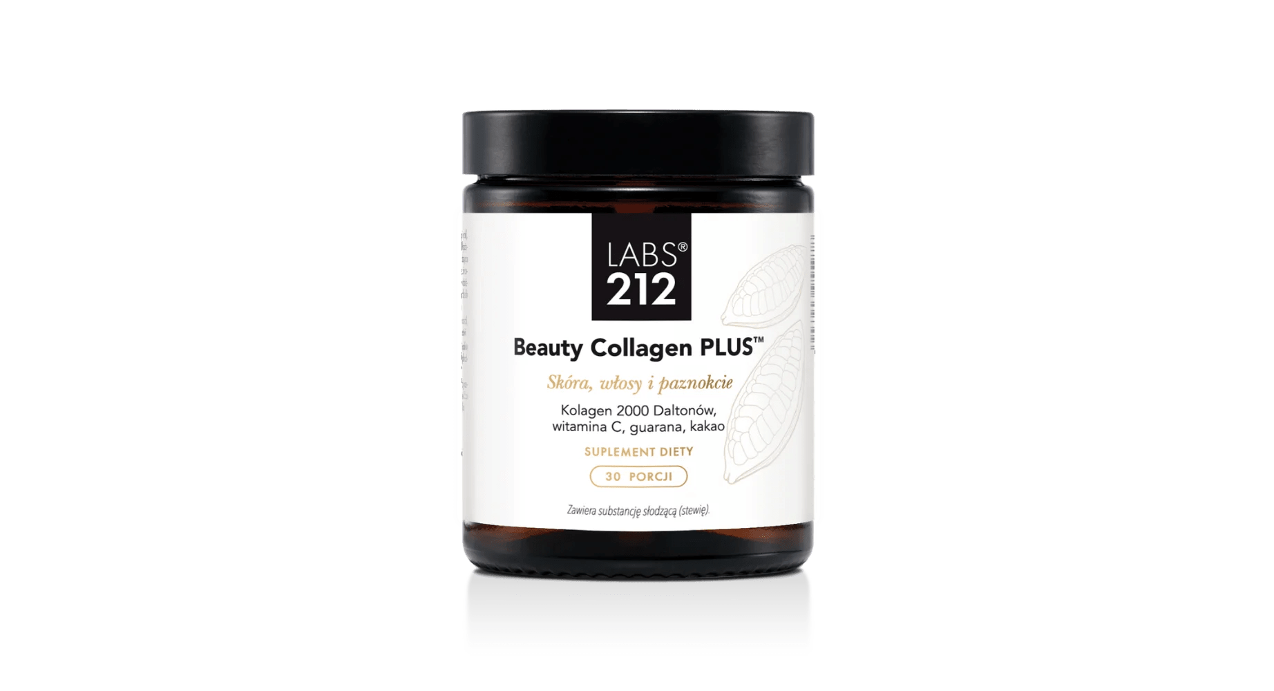 BEAUTY COLLAGEN PLUS ™  / KOLAGEN 2000 Da, witamina C, guarana, kakao