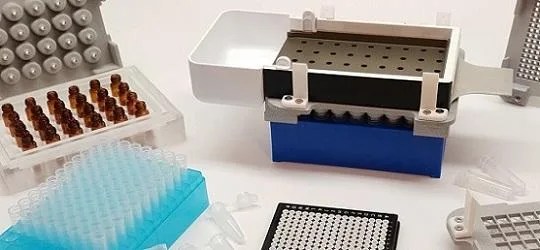 LabTIE custom made seed dispenser built to specification