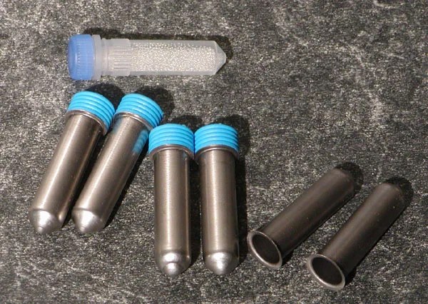 LabTIE dispenser loading vials for laboratory sample preparation