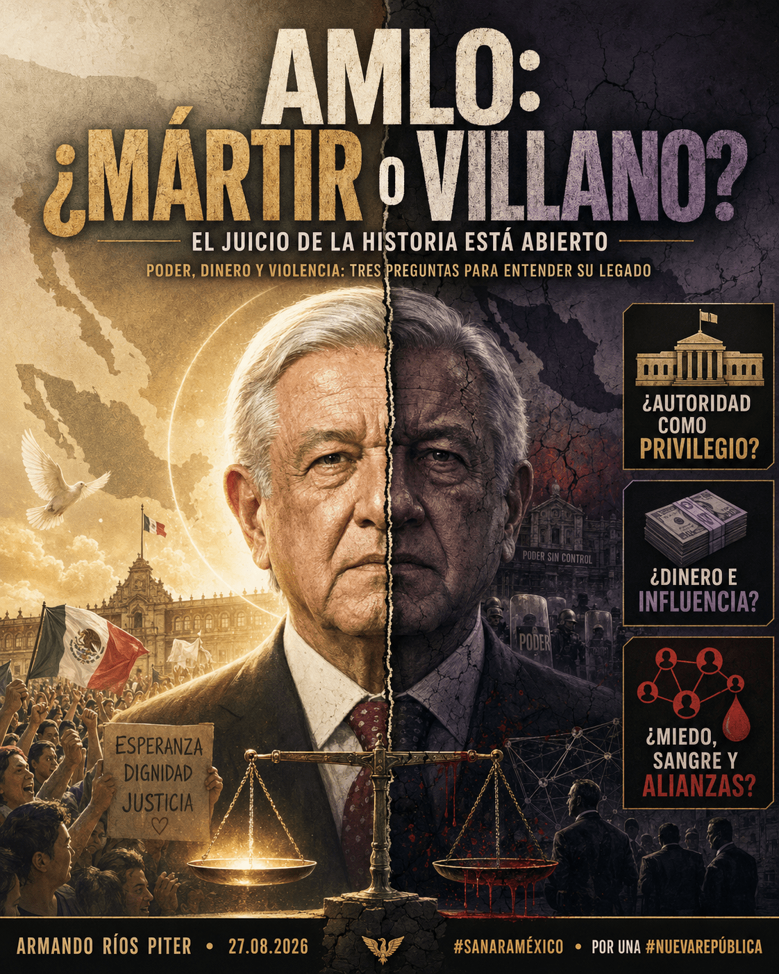 AMLO: ¿Mártir o Villano?