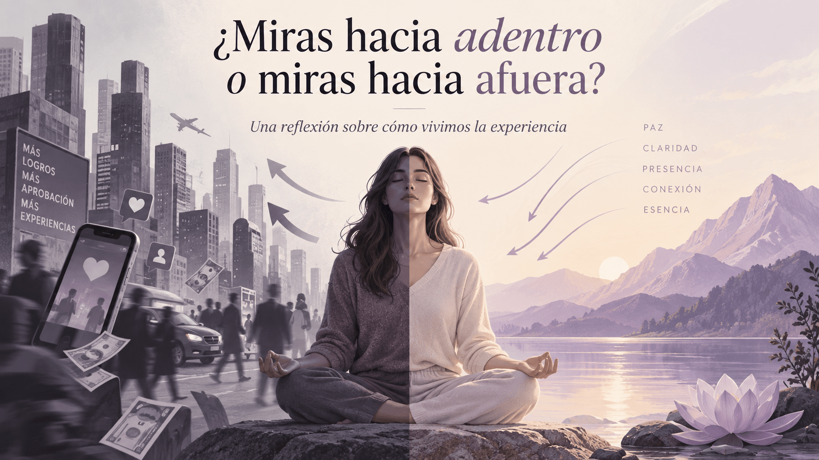 ¿Cómo vives tu vida? ¿Como nangpa o como  chipa? ¿Vives mirando sólo hacia afuera o de pronto miras hacia adentro?