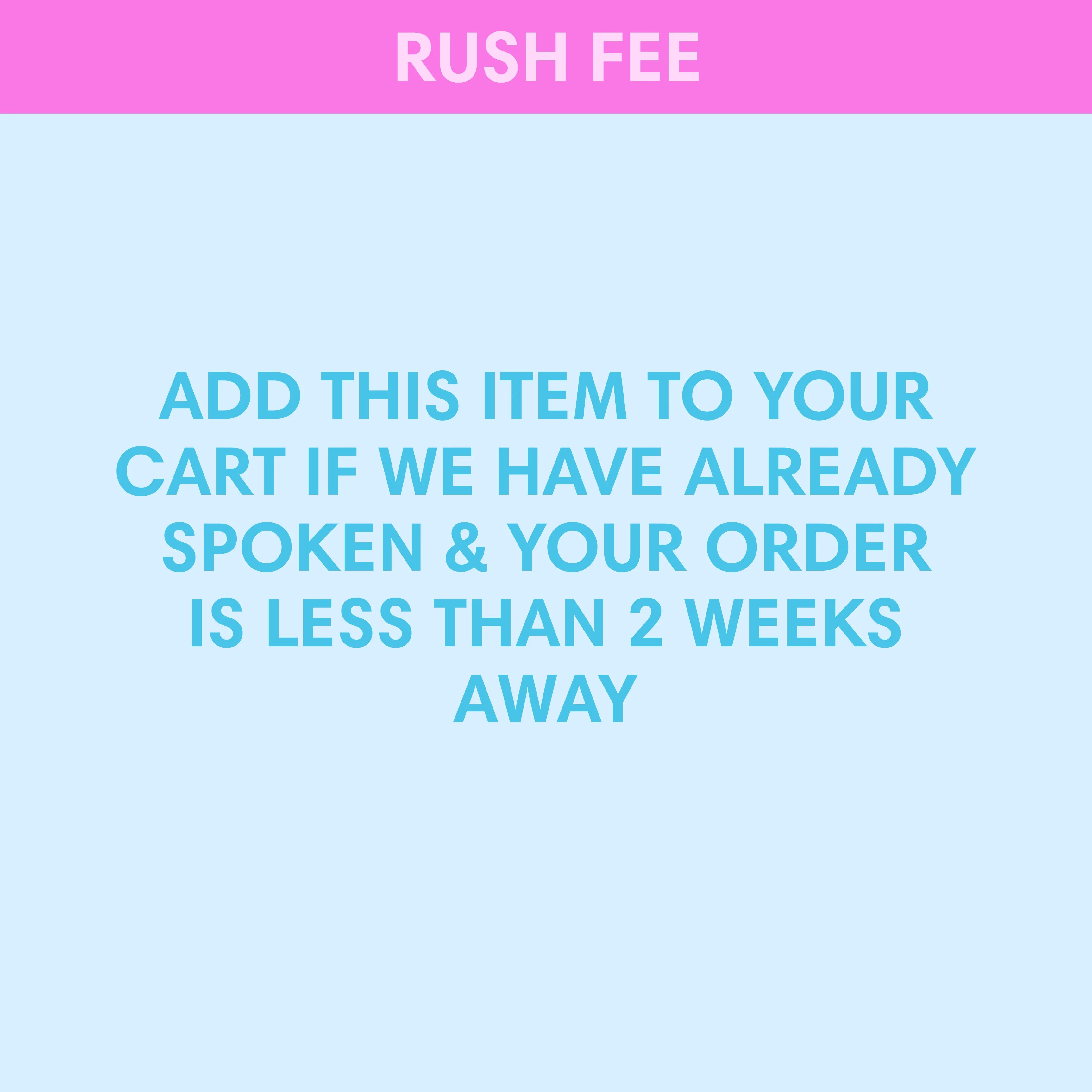 Rush Fee 60 Lace Designs Studio