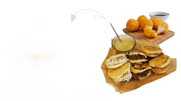 MINI AREPITAS + ENTRANTE