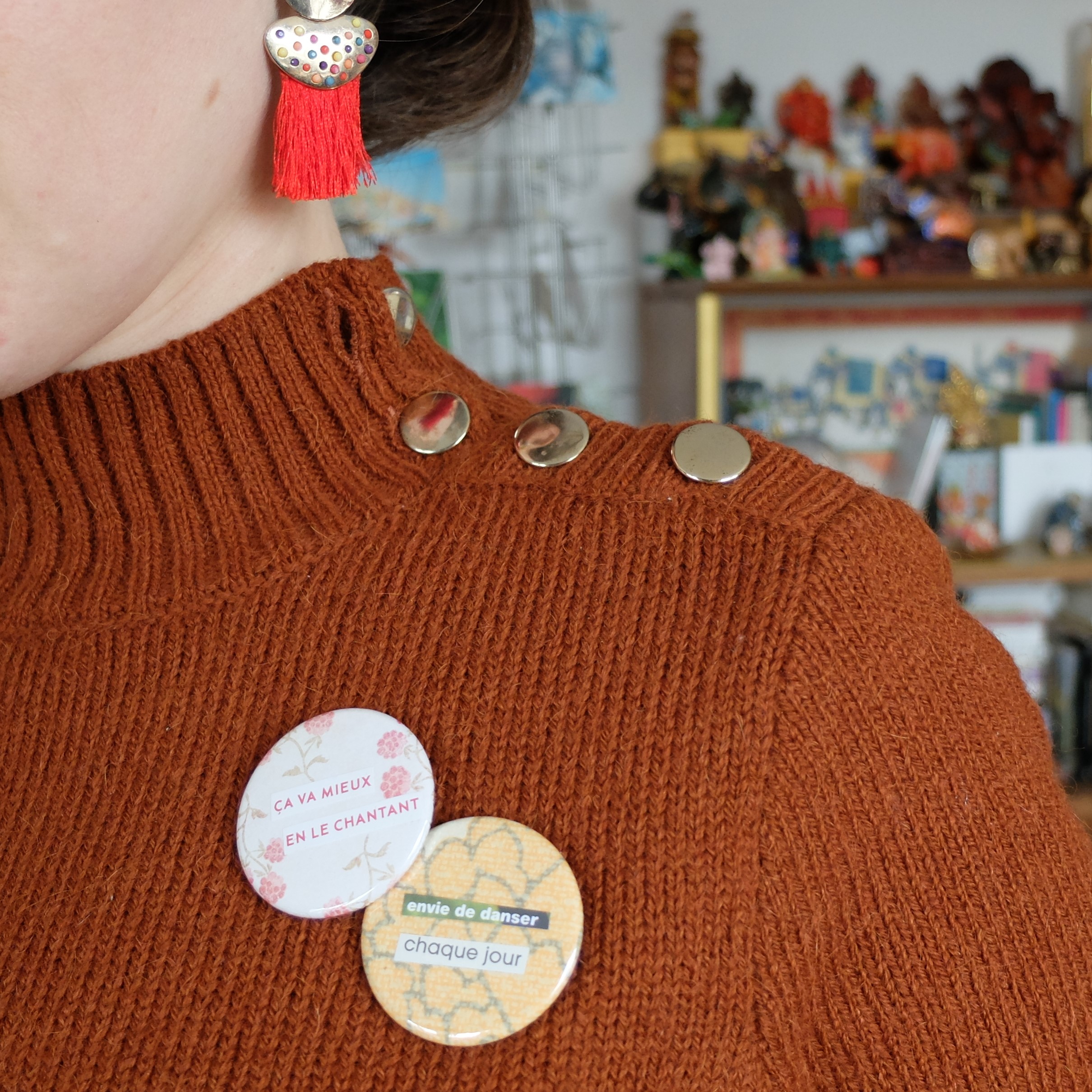 Badges Bonheur uniques