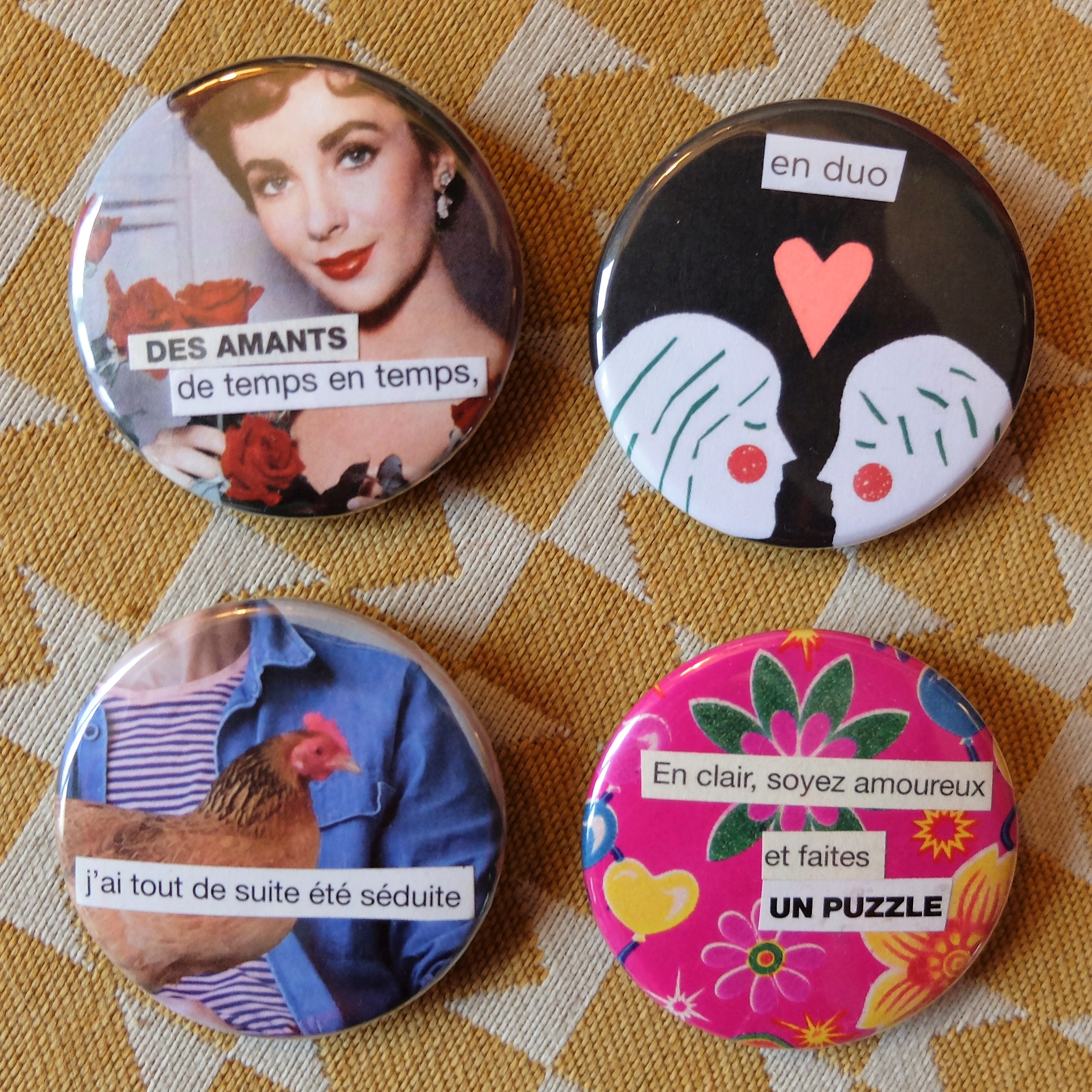 Badge Amour uniques
