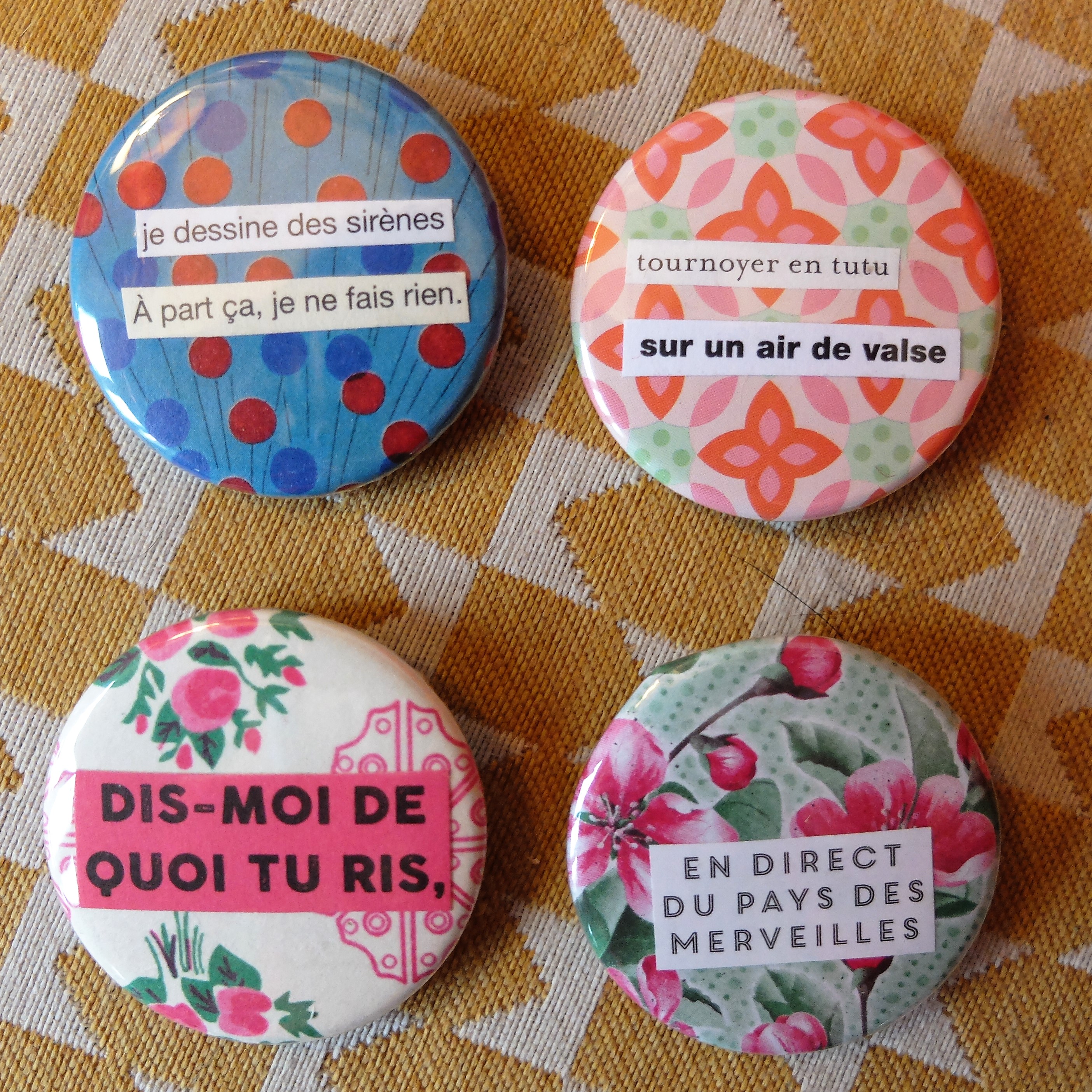 Badges Bonheur uniques