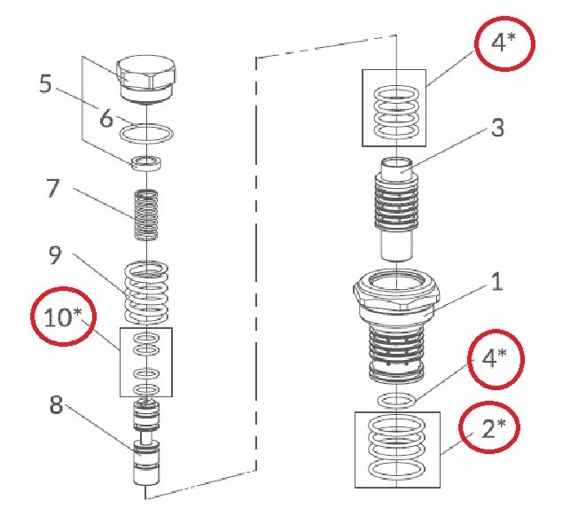 O RING SET