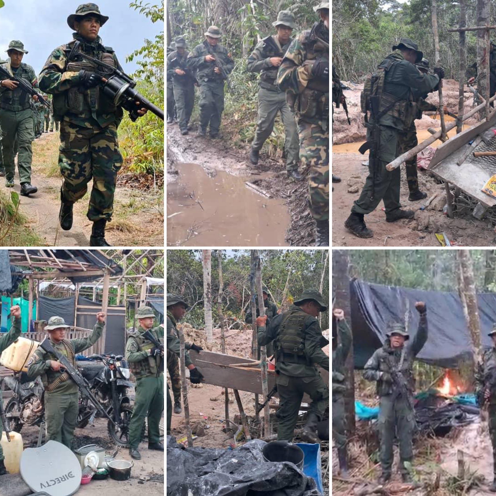 Destruyen campamento vinculado a la minería ilegal en Amazonas