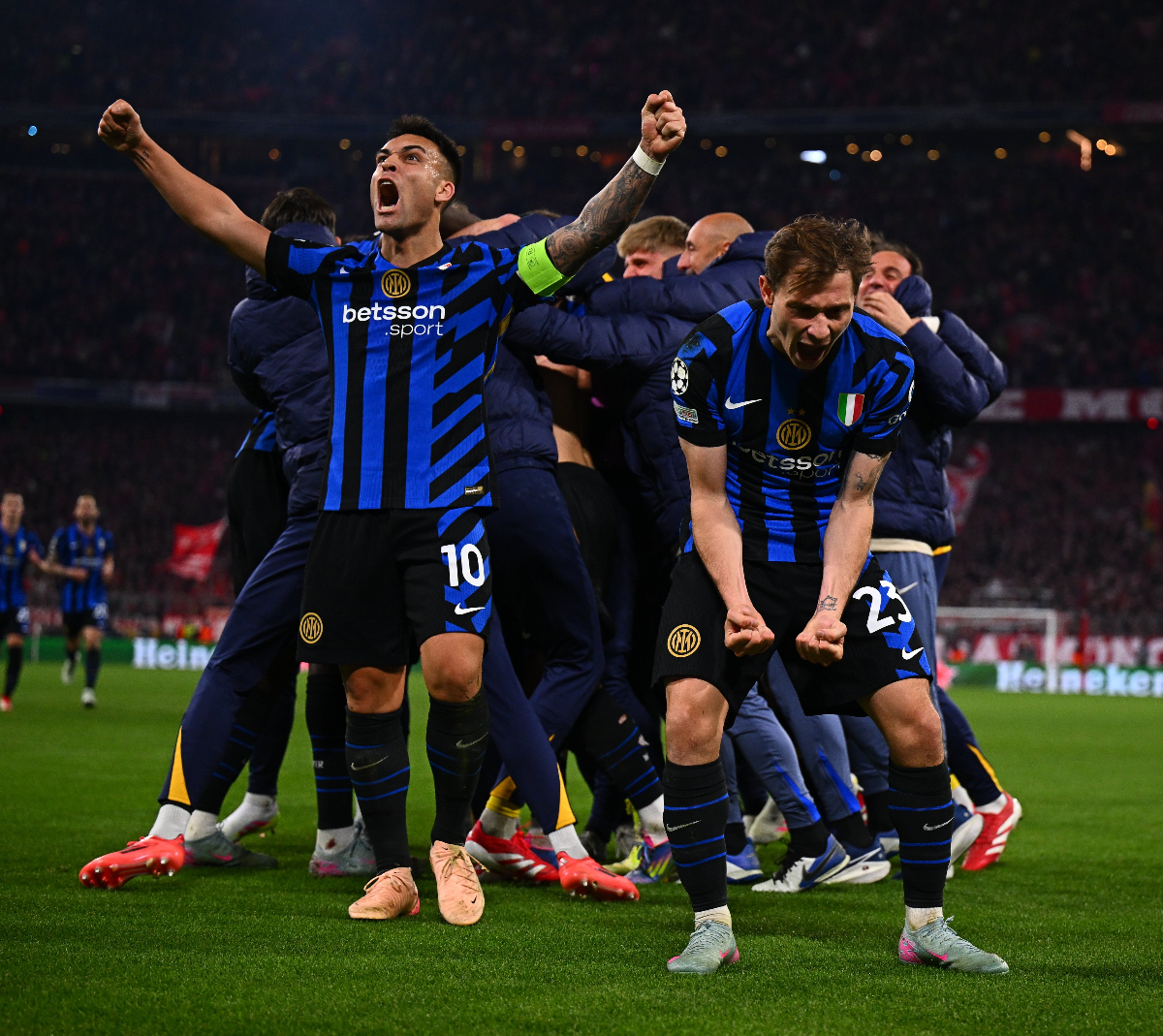 Inter pega primero en Múnich y acaricia las semifinales de Champions