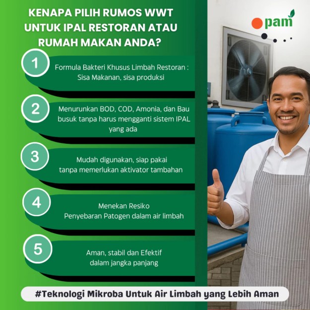 Manfaat Penggunaan Bakteri Pengurai IPAL