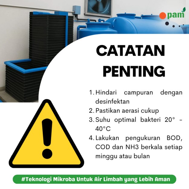 Catatan Penggunaan Bakteri Pengurai IPAL