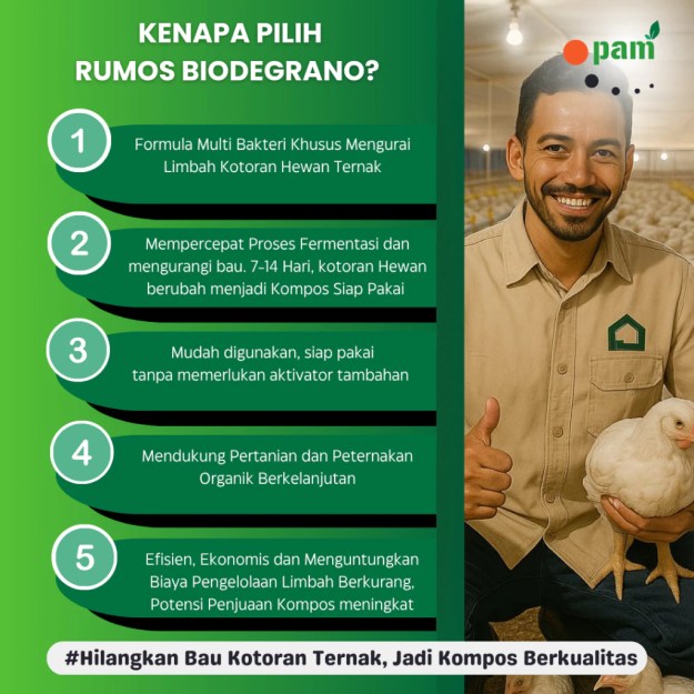Keunggulan Biodegrano Pengurai Kotoran Ternak
