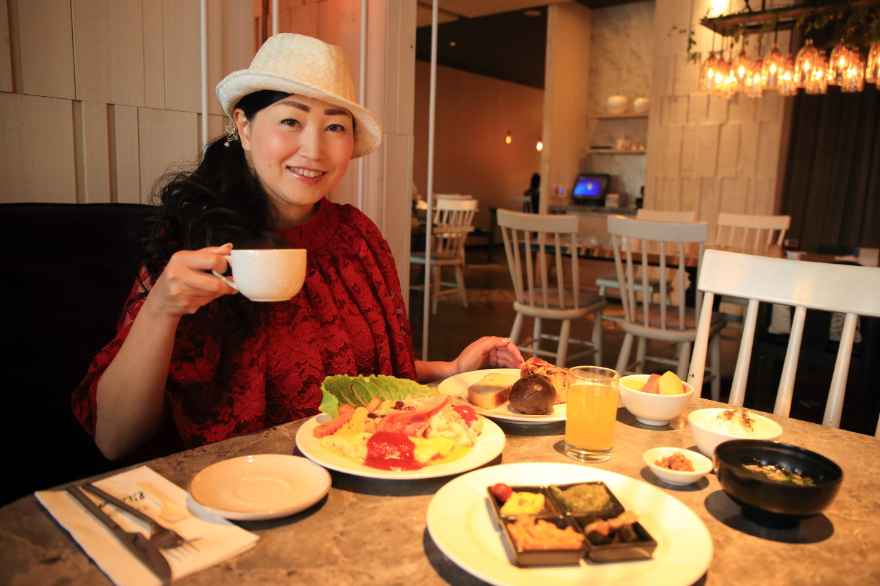 グロリアプリンス台北」自社菜園のオーガニック野菜を取り入れた朝食