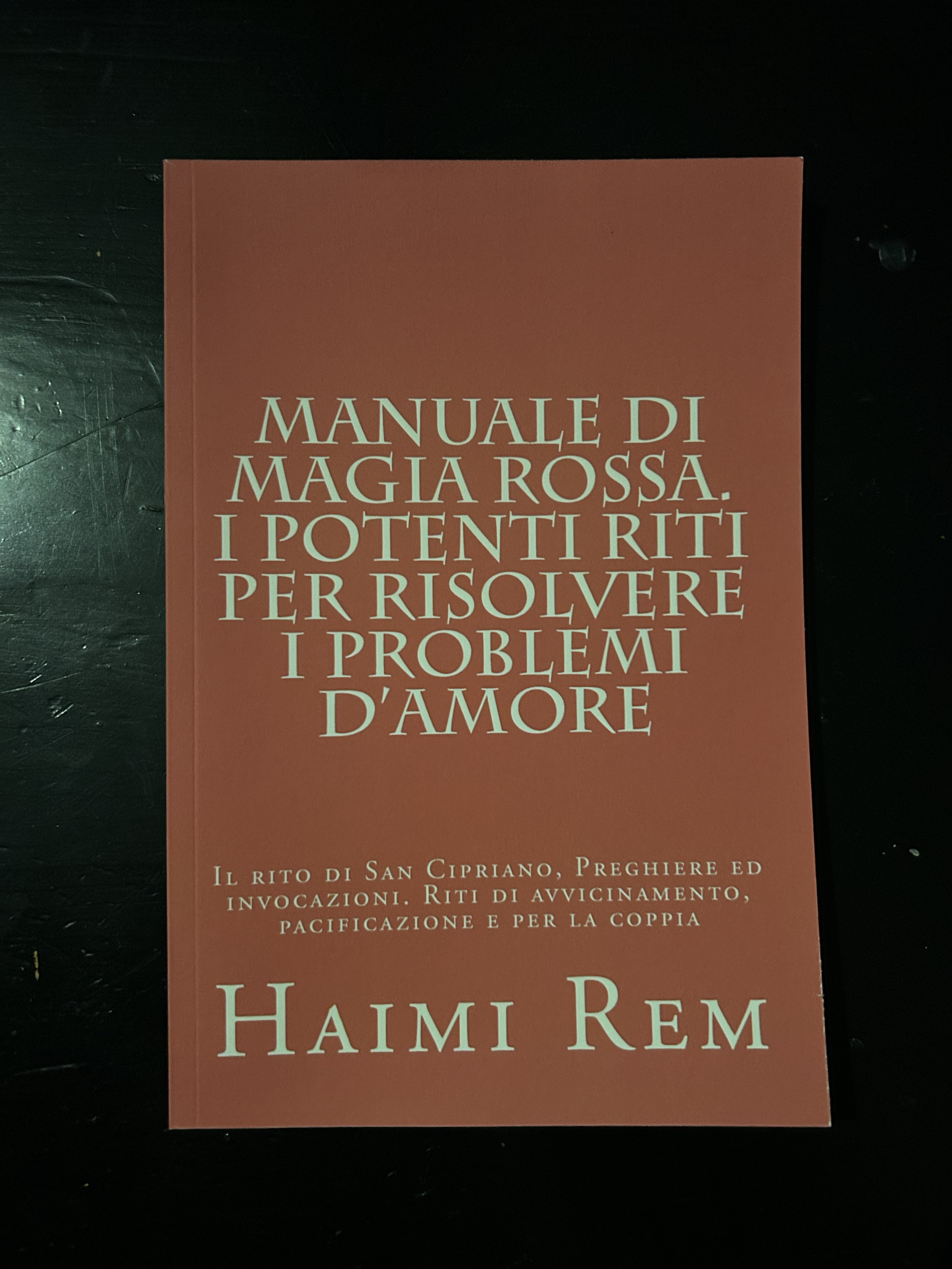 Libro: Manuale di Magia Rossa
