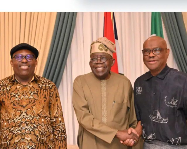 Tinubu reunites Fubara and Wike