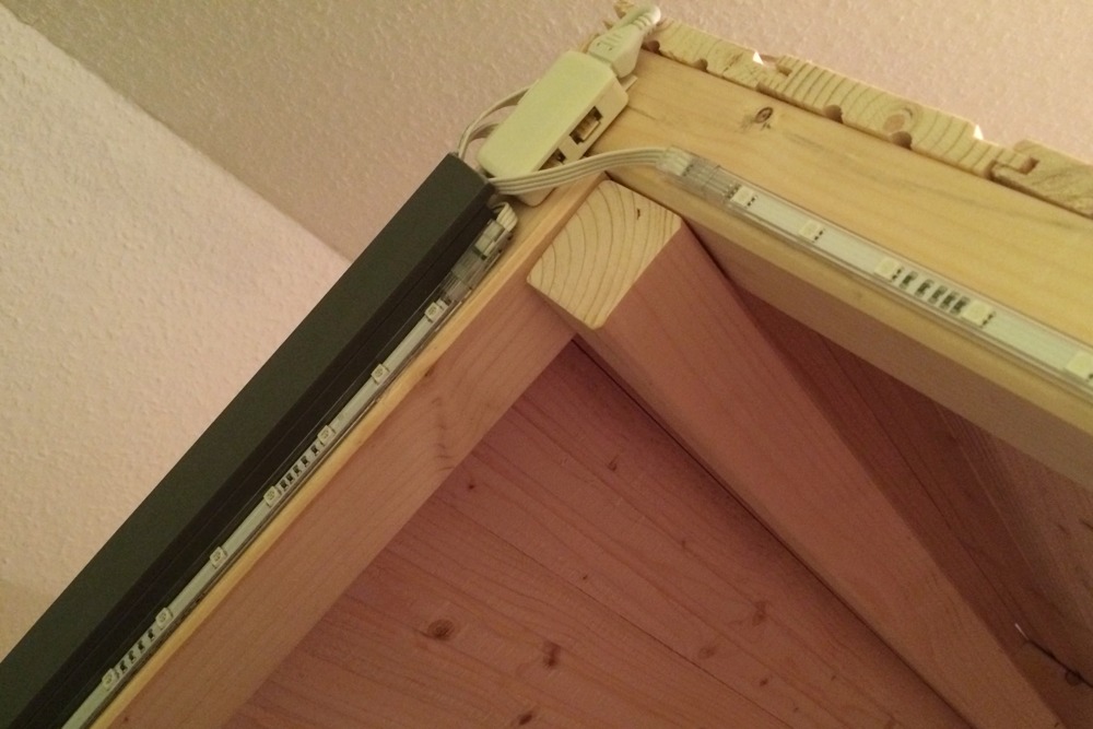 Verkabelung der Lichtleisten: Vor allem aus...