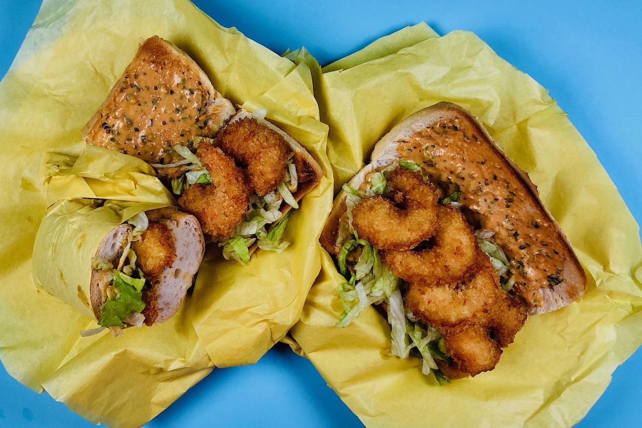 The Richest Shrimp Po Boy - La Faguette