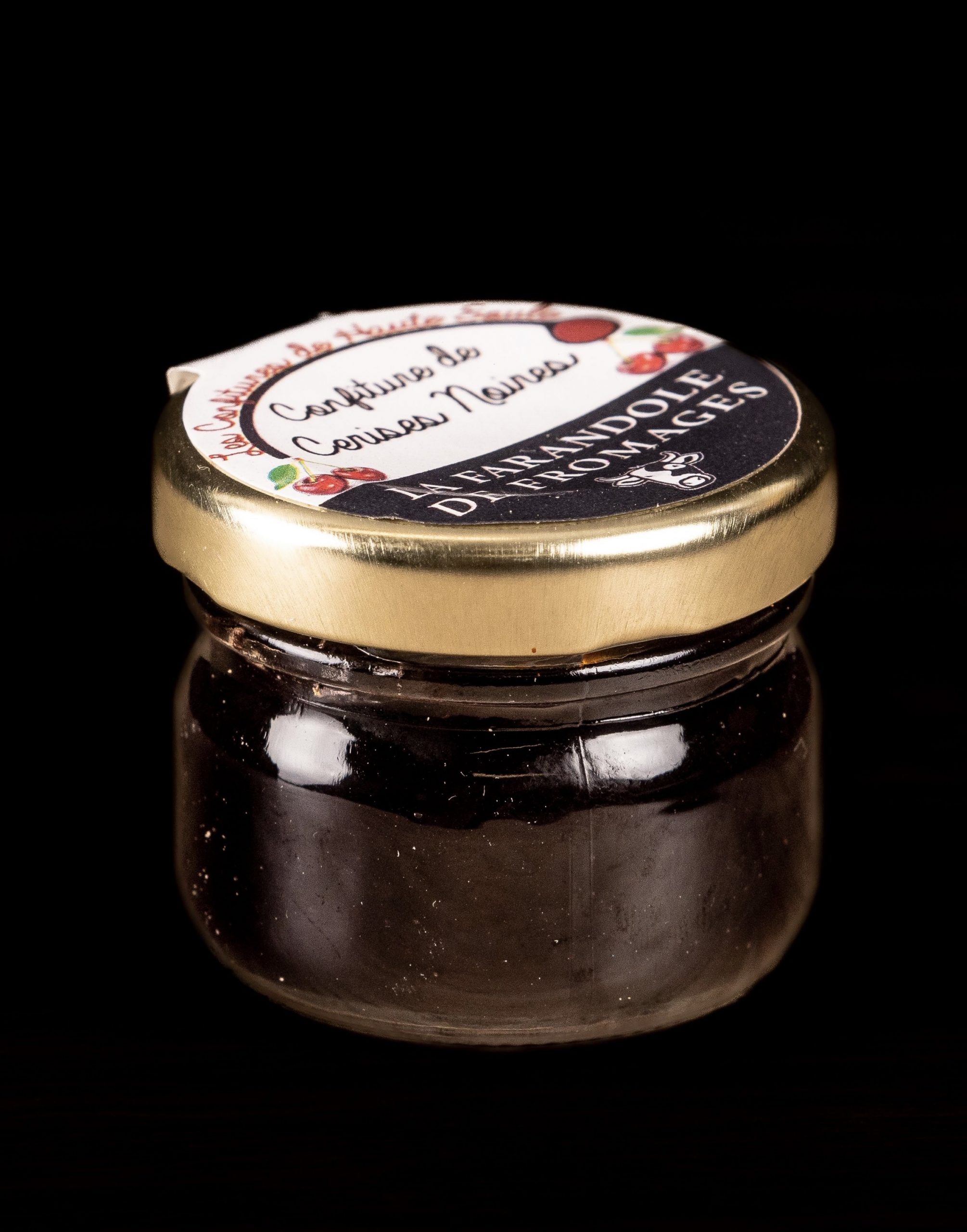 Confiture cerise noire 28 gr La Farandole De Fromages
