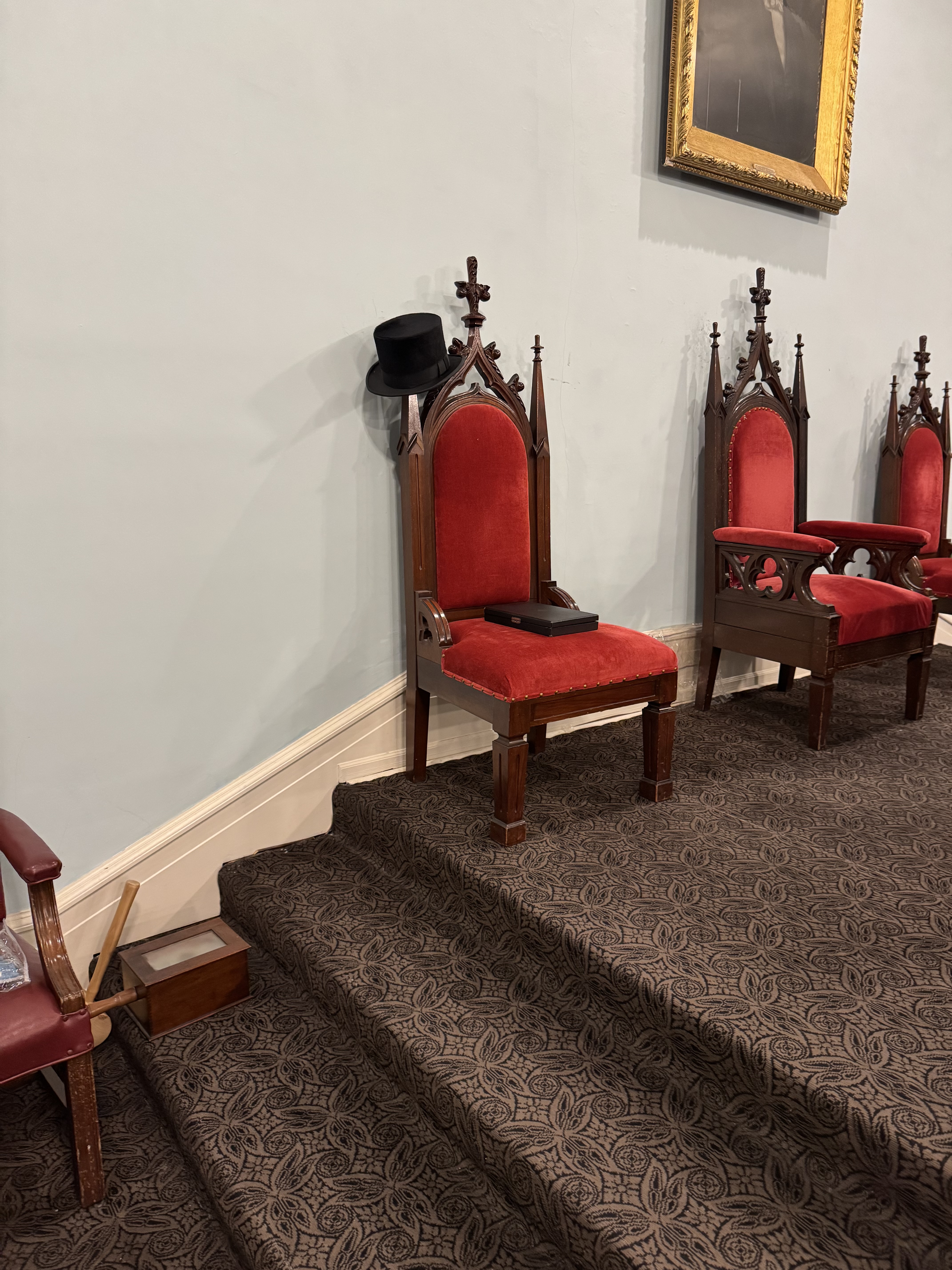 chairs in the lodge room