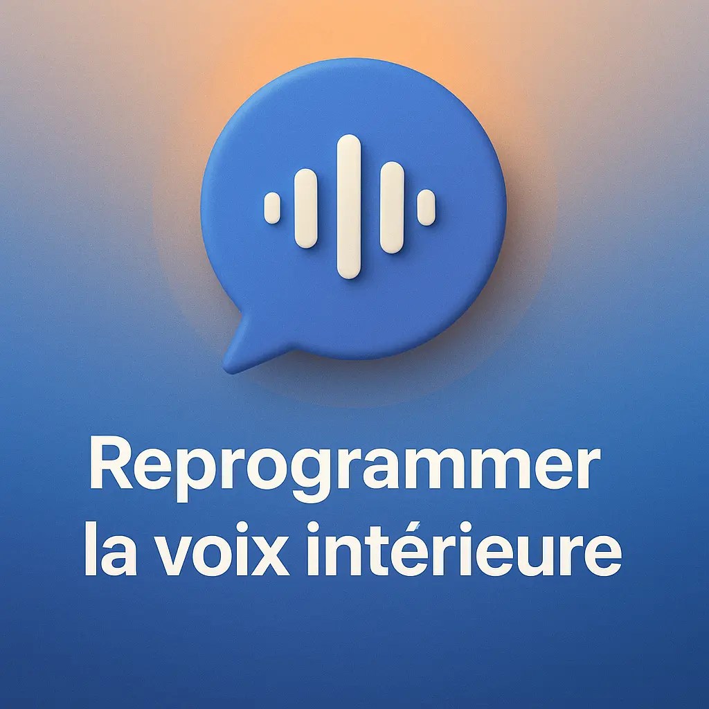 Icône 3D — Reprogrammer la voix intérieure
