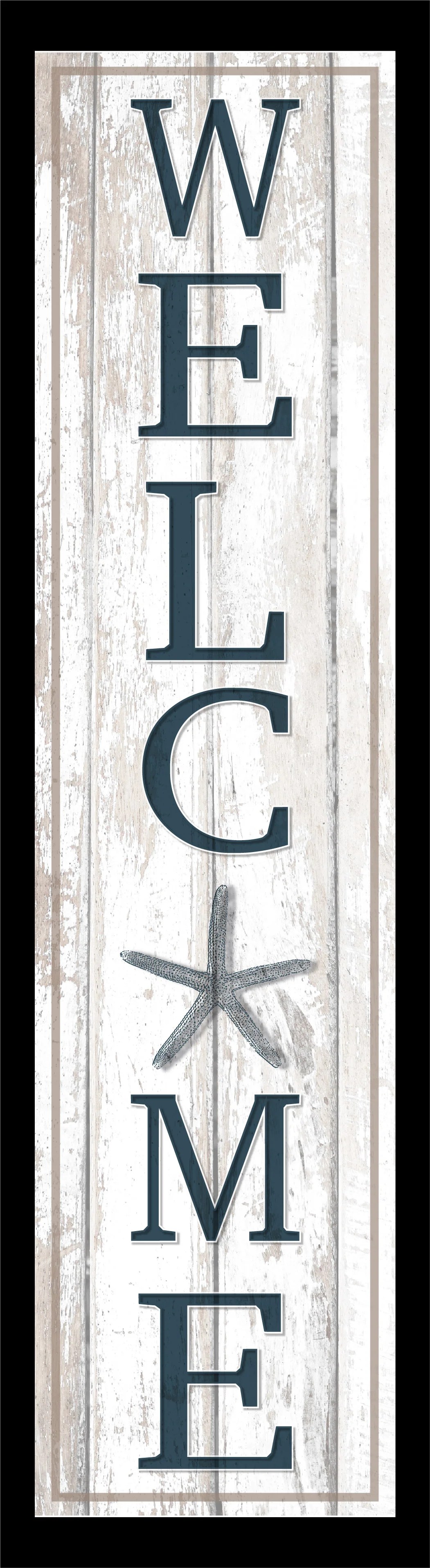 6 X 24 Welcome Starfish Lagoon Life Nj