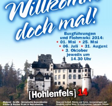 Tipp: geführte Wanderung zur Burg Hohlenfels am 06.07.2014 Tipp: geführte Wanderung zur Burg Hohlenfels am 06.07.2014