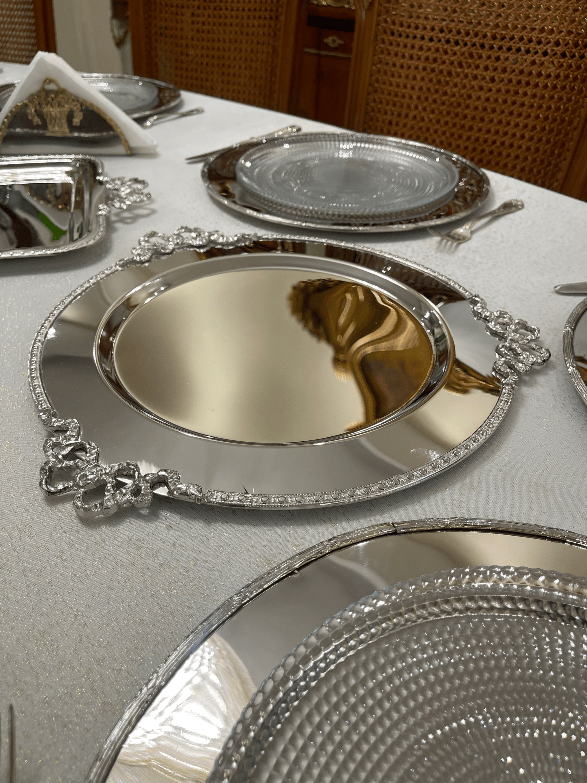 The Ribboned Round Tray
