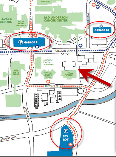 Md Anderson Cancer Center Campus Map Parkingmap 